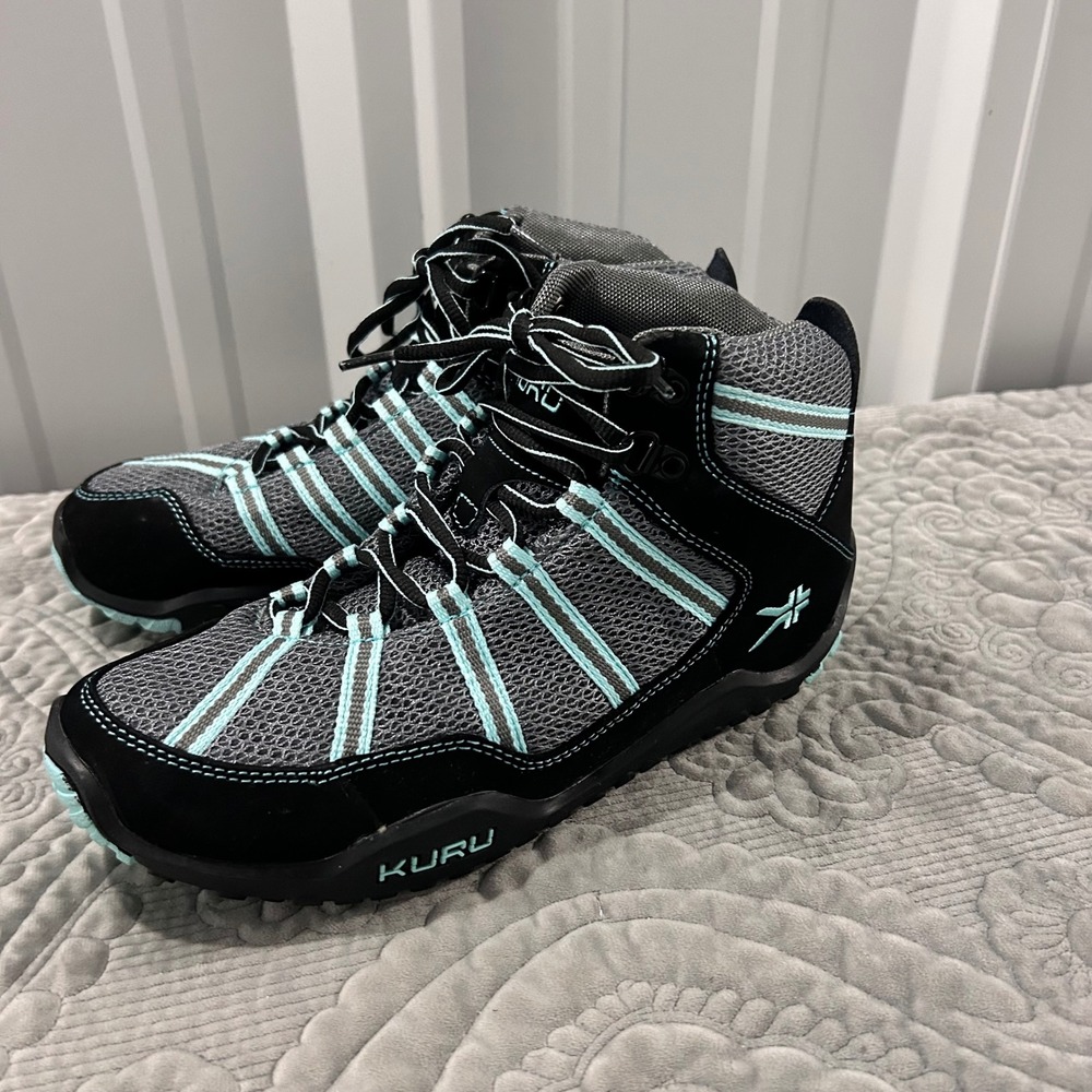 Kuru Womens Chicane Active Training Boots Mesh Mid Top Lace Up Athletic Shoes 9